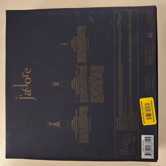 Dior J'adore Eau de Parfum Gift Set in Luxurious Gold and Navy Box - Picture 3 of 4